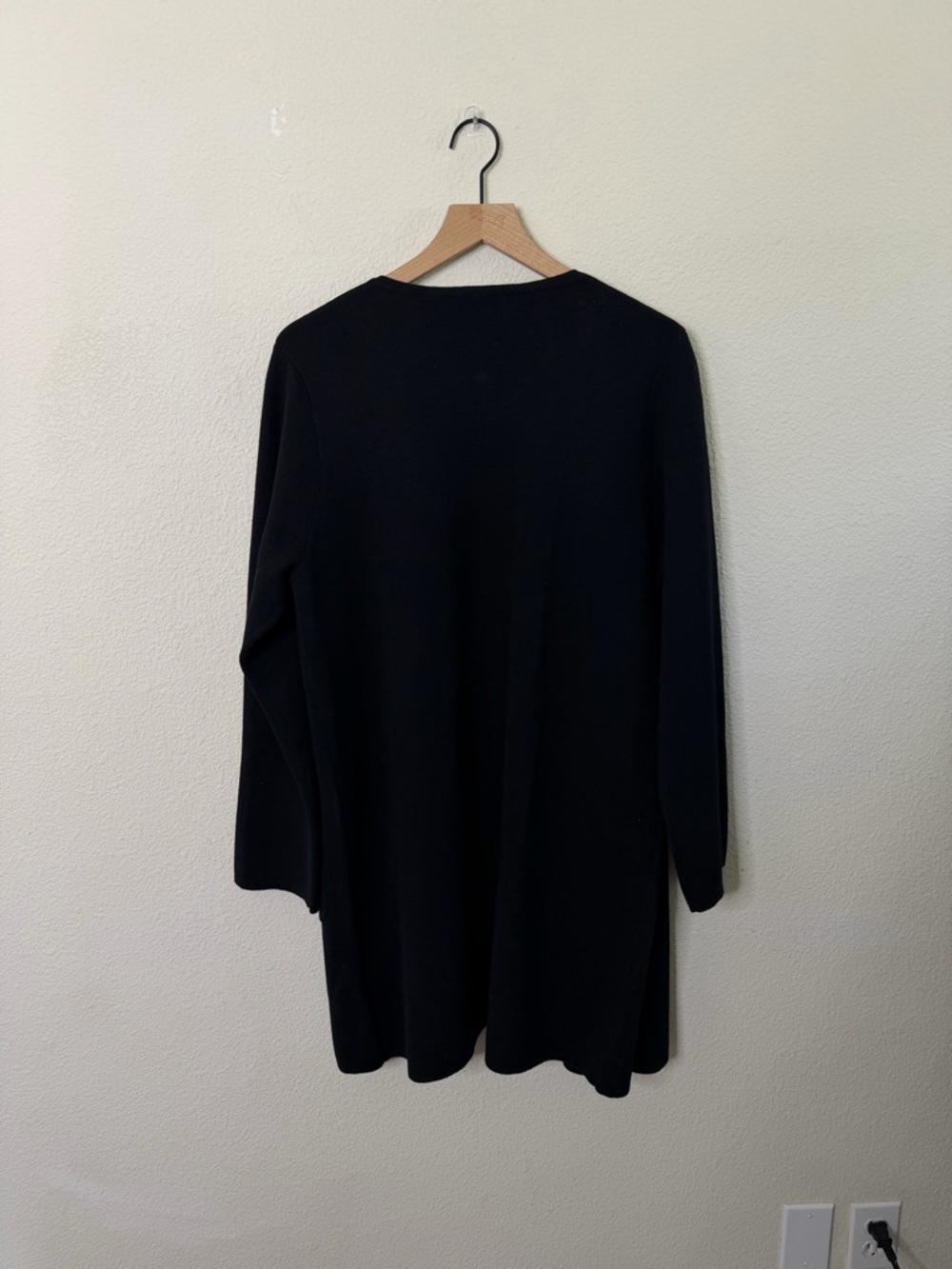 J Crew Juliette Collarless Cardigan Sweater Cardigan Blazer in Black Size L - Picture 7 of 9